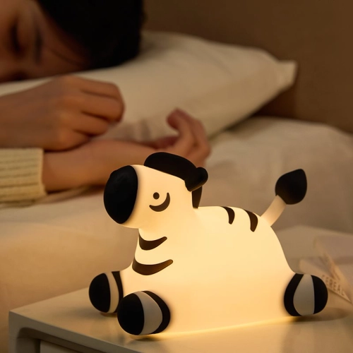 Silicone LED Touch Night Light Zebra VALESO A067 for Bedroom Soft Toy Light - Фото № 10