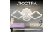 Ceiling LED Chandelier for Living Room and Bedroom VALESO 2055/5 White 128W