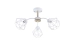 Ceiling chandelier with 3 shades VALESO XL25008-3 for living room and bedroom White XL25008-3