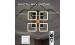 LED Ceiling Light with Bluetooth Speaker and RGB Backlight for Living Room and Bedroom VALESO YZD1268 Black - Фото № 10