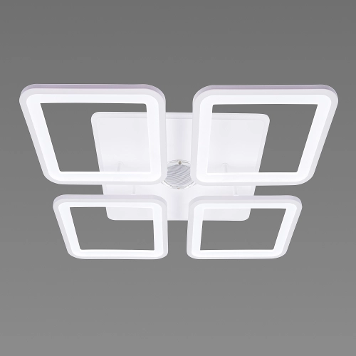 LED Ceiling Light with Bluetooth Speaker and RGB Backlight for Living Room and Bedroom VALESO YZD1268 White - Фото № 3