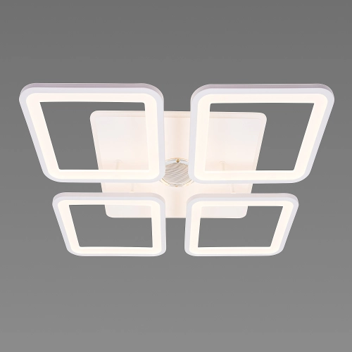 LED Ceiling Light with Bluetooth Speaker and RGB Backlight for Living Room and Bedroom VALESO YZD1268 White - Фото № 4