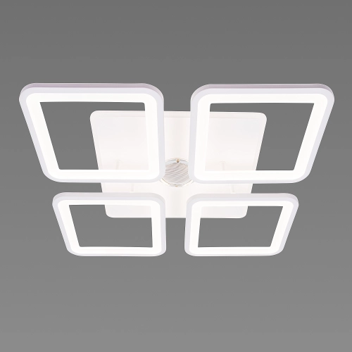 LED Ceiling Light with Bluetooth Speaker and RGB Backlight for Living Room and Bedroom VALESO YZD1268 White - Фото № 5