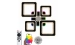 LED ceiling chandelier with music column and RGB lighting VALESO YZD1275 Black - Фото №1