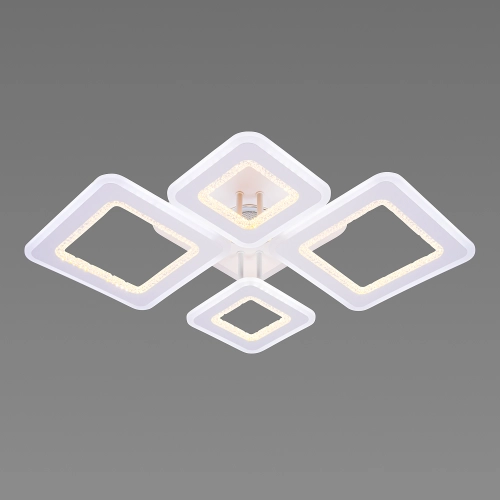 LED Ceiling Light with Bluetooth Speaker and RGB Backlight for Large Living Room and Studio VALESO YZD1275 - Фото № 3