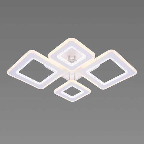 LED Ceiling Light with Bluetooth Speaker and RGB Backlight for Large Living Room and Studio VALESO YZD1275 - Фото № 4