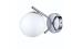 VALESO Wall Lamp 516-1B, 1 Light, Metal + Glass, Chrome, E27, 60W