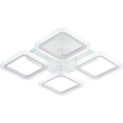 Ceiling chandelier VALESO LI8822/4B WH (RGB), white, LED 64W+8W - Фото № 2