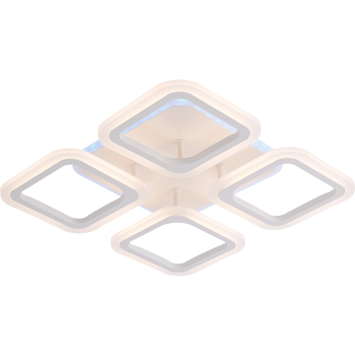 Ceiling chandelier VALESO LI8822/4B WH (RGB), white, LED 64W+8W - Фото № 4