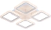Ceiling chandelier VALESO LI8822/4B WH (RGB), white, LED 64W+8W - Фото № 4