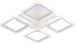 Ceiling chandelier VALESO LI8822/4B WH (RGB), white, LED 64W+8W - Фото № 3