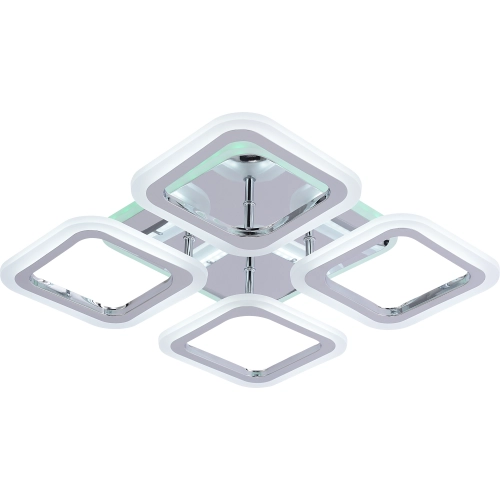 Ceiling chandelier VALESO LI8822/4B CR (RGB), chrome, LED 64W+8W - Фото № 2