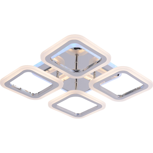 Ceiling chandelier VALESO LI8822/4B CR (RGB), chrome, LED 64W+8W - Фото № 4