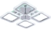 Ceiling chandelier VALESO LI8822/4B CR (RGB), chrome, LED 64W+8W - Фото № 2