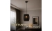 Hanging chandelier VALESO B N6850/1H BK, black
