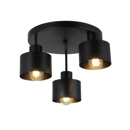 Потолочная люстра VALESO G 07522/3 Matte Black, черная
