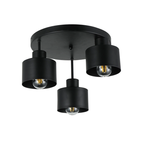 Потолочная люстра VALESO G 07522/3 Matte Black, черная - Фото № 1