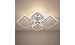 Ceiling chandelier LI8822/2+2 CR (RGB), chrome, LED 84W+8W - Фото №1
