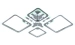 Ceiling chandelier LI8822/2+2 CR (RGB), chrome, LED 84W+8W - Фото № 2
