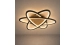 Ceiling chandelier VALESO LI97016-480 BK+WOOD, black + wood, LED 102W - Фото №1