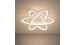 Ceiling chandelier VALESO LI97016-480 WH, white, LED - Фото №1