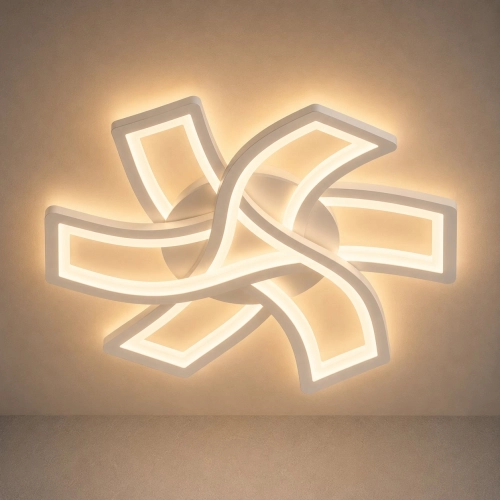 Ceiling chandelier VALESO LI97018-480 WH, white, LED 120W