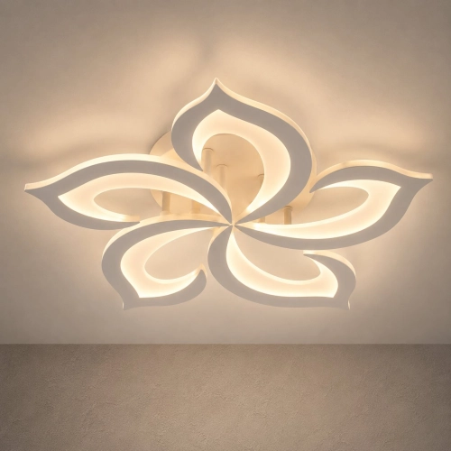 Ceiling chandelier VALESO LI9922-5 WH, white, LED 70W