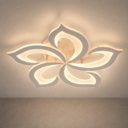 Ceiling chandelier VALESO LI9922-5 WH, white, LED 70W