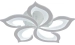 Ceiling chandelier VALESO LI9922-5 WH, white, LED 70W - Фото № 2