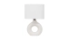 Table lamp VALESO SM-17543 WH, white - Фото № 1