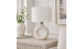 Table lamp VALESO SM-17543 WH, white - Фото №1
