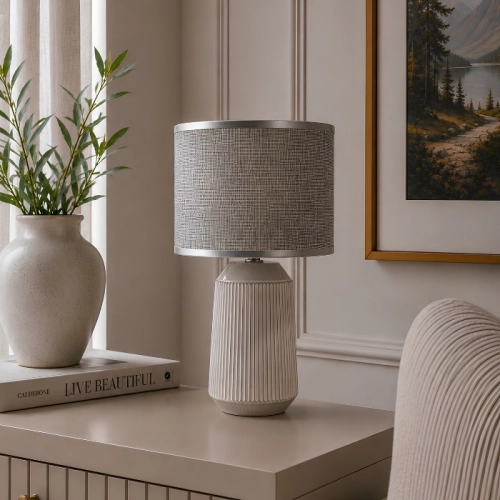 Table lamp VALESO SM-17550 GRAY, gray