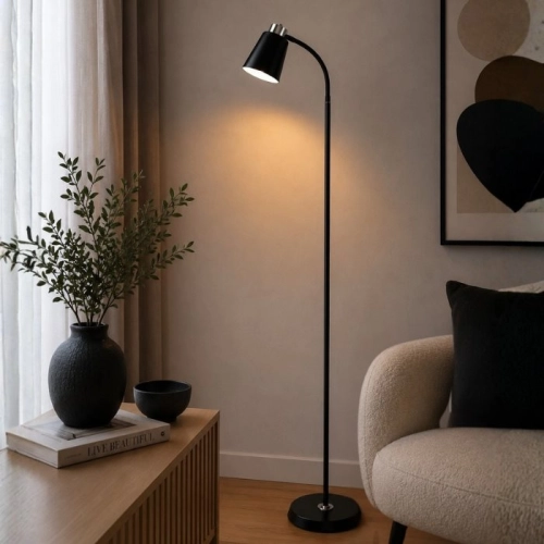 Floor lamp VALESO SM-311D BK, black