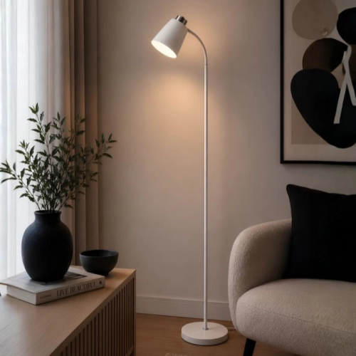 Floor lamp VALESO SM-311D WH, white