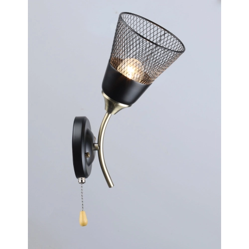 Wall sconce VALESO N6782/1W bronze + black, E27