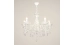 Crystal ceiling chandelier VALESO NH6813/5 white