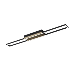 Потолочная люстра VALESO 3439/800 черная с золотом, LED 62W