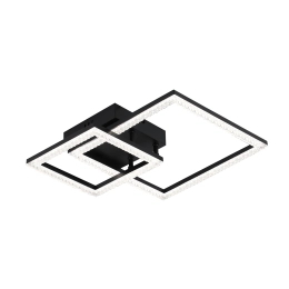 Потолочная люстра VALESO 3452/1+1 черная, LED 56W
