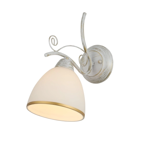 Wall sconce VALESO 74834/1W white with gold