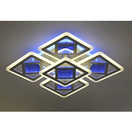 Люстра стельова VALESO 55482/4+1 біла, LED
