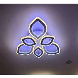 Люстра стельова VALESO 55615/3+3 біла, LED
