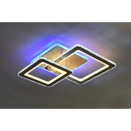 Люстра стельова VALESO 55659/2 біла + хром, LED