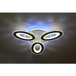 Люстра стельова VALESO 55660/3 біла + хром, LED