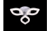 Ceiling chandelier VALESO 77057/3 white, LED