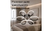 Ceiling chandelier LED VALESO 77111/500 black, 98W - Фото № 1