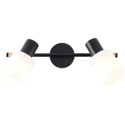 Wall sconce VALESO 2006/2 black+wood - Фото № 1