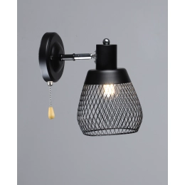 Бра настінне VALESO K2357/1W чорний+хром