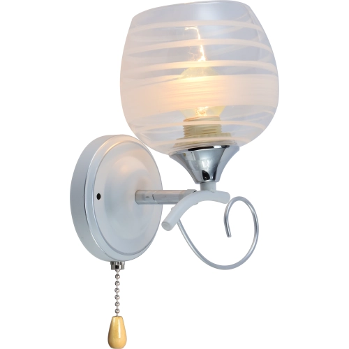 Wall sconce VALESO 2047/1 white+chrome - Фото № 1