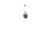 Chandelier suspended Sirius D HD77615-1 on 1 plafond