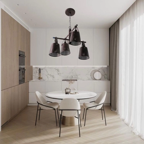 Chandelier Sirius D TC1823-4 in loft style on 4 plafonds - Фото № 2